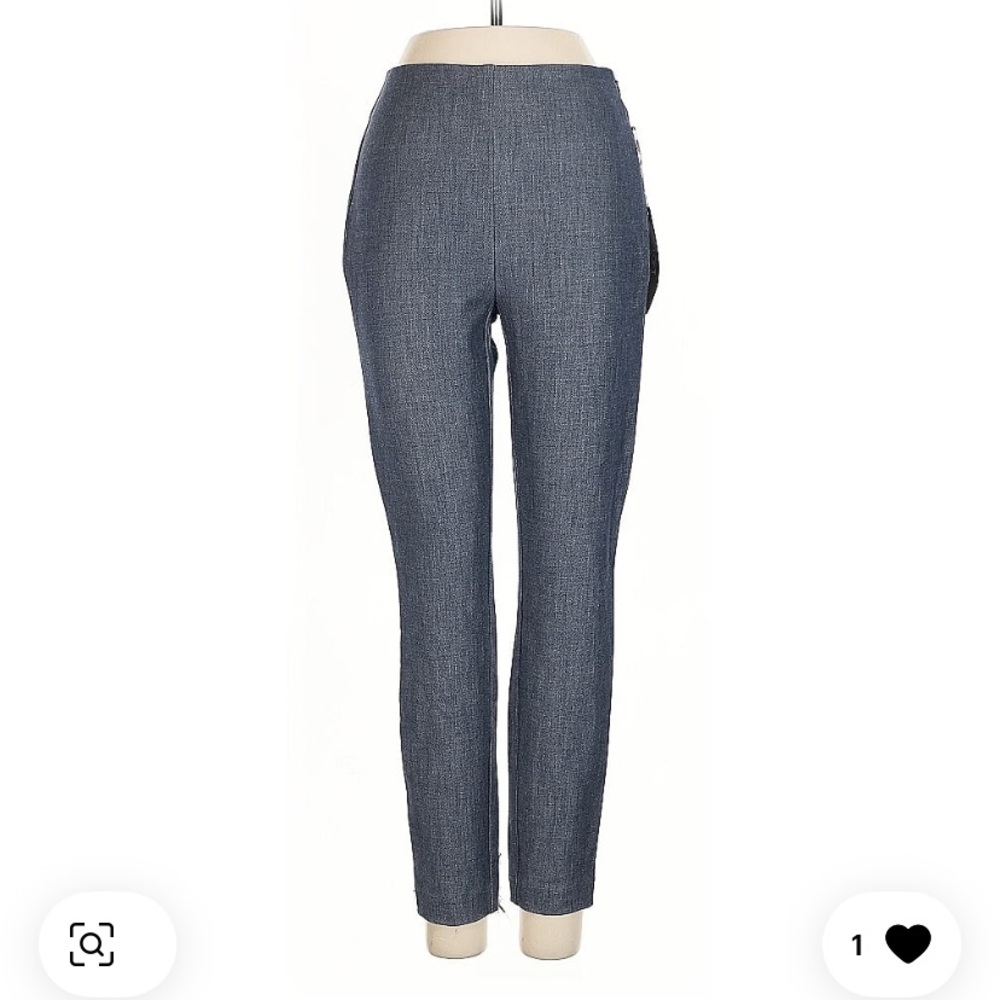 NWT Loft Ann Taylor High Waist Skinny Pants Petite Denim Look
